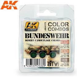 AK AFV Paint Set Bundeswehr desert camouflage colors