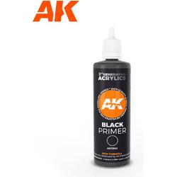 AK Airbrush / Brush Primer Black (100ml)