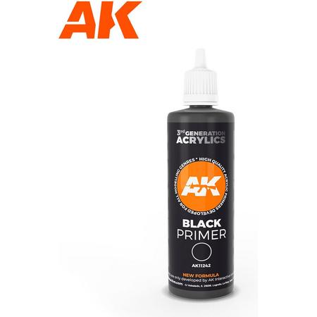 AK Airbrush / Brush Primer Black (100ml)