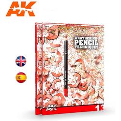 Ak Learning 13. Weathering Pencil Techniques English - AK-Interactive - AK-522