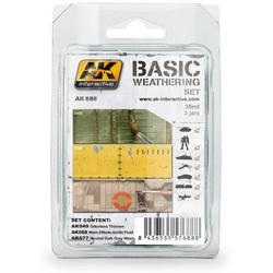 Basic Weathering Set - 3x35ml - AK-688