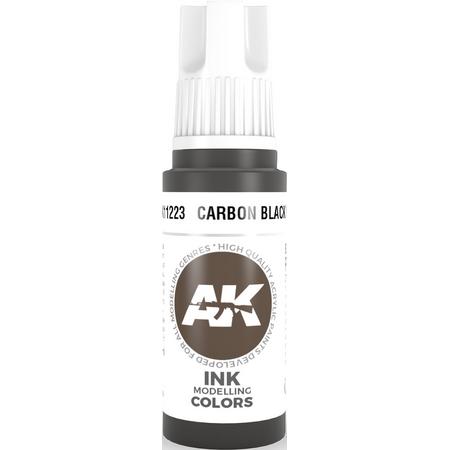 Carbon Black Ink Acrylic Modelling Color - 17ml - AK-11223