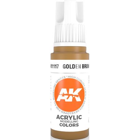 Golden Brown Acrylic Modelling Color - 17ml - AK-11117