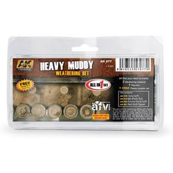 Heavy Muddy Weathering Set - AFV Series - 5x35ml - AK077