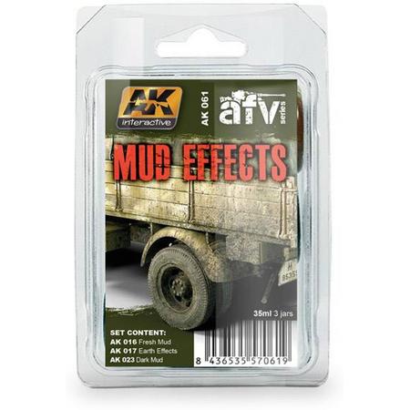 Mud Effects Set - AFV Series - 3x35ml - AK-061