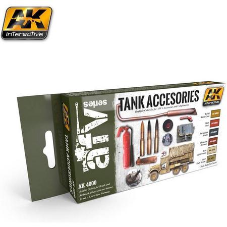 Tank Accesories - 6 colors - 17ml - AK-4000