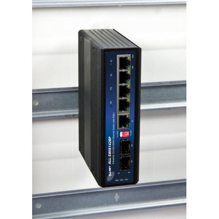 ALLNET 134037 Unmanaged Gigabit Ethernet (10/100/1000) Power over Ethernet (PoE) Zwart
