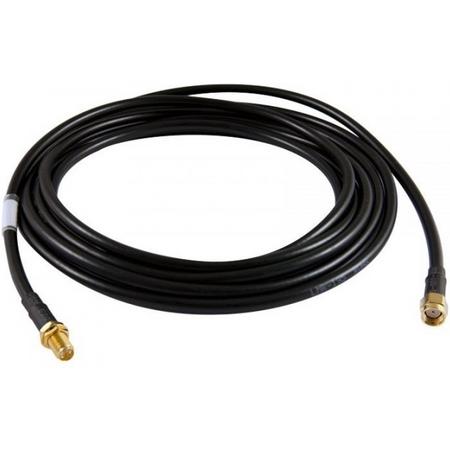 ALLNET 5m, 2xSMA 5m SMA SMA Zwart coax-kabel