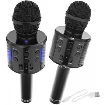 AM-IP® UltimateParty Karaoke Microfoon - Draadloos Bluetooth - Zwart - Voor de gezelligste feestjes