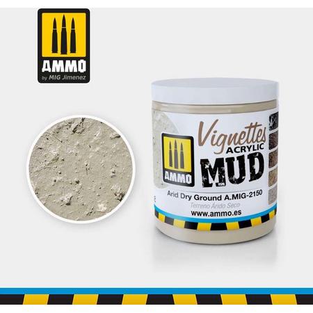 AMMO MIG 2150 Arid Dry Ground - Vignettes Acrylic - 100ml Effecten potje