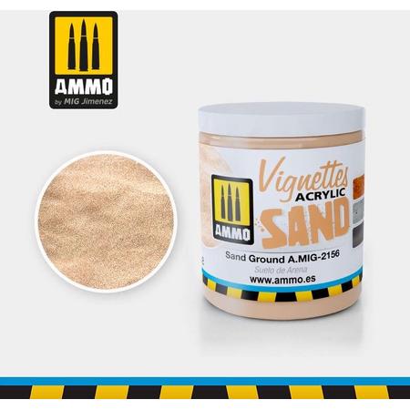 AMMO MIG 2156 Sandy Ground - Vignettes Acrylic - 100ml Effecten potje