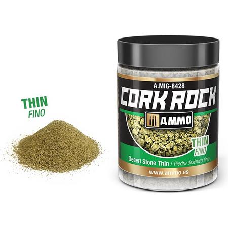AMMO MIG 8428 Cork Rock Desert Stone - Thin - Terraform - 100ml Effecten potje