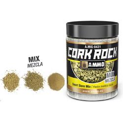 AMMO MIG 8431 Cork Rock Desert Stone - Mix - Terraform - 100ml Effecten potje