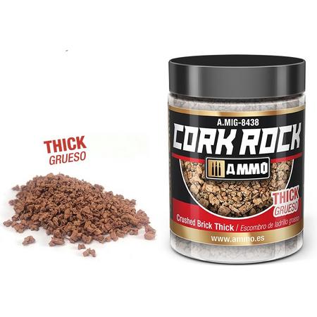 AMMO MIG 8438 Cork Rock Crushed Brick - Thick - Terraform - 100ml Effecten potje