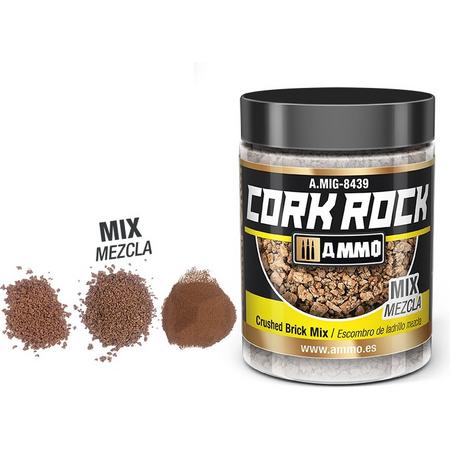 AMMO MIG 8439 Cork Rock Crushed Brick - Mix - Terraform - 100ml Effecten potje