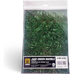 AMMO MIG 8780 Marble Jade Green - Square Die-cut Tiles - 2pcs