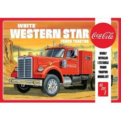 1:25 AMT 1160 White Western Star - Semi Tractor - Coca Cola Plastic kit