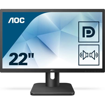 AOC Essential-line 22E1Q computer monitor 54,6 cm (21.5) 1920 x 1080 Pixels Full HD LED Flat Mat Zwart