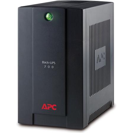 APC Back-UPS 700VA - Noodstroomvoeding / 3x penaarde / USB