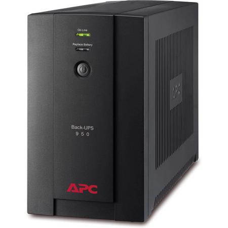 APC Back-UPS 950VA - Noodstroomvoeding / 4x penaarde / USB