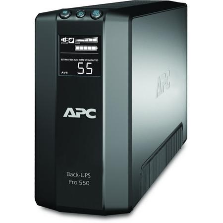 APC Back-UPS PRO 550VA - Noodstroomvoeding / 6x C13 aansluiting / USB