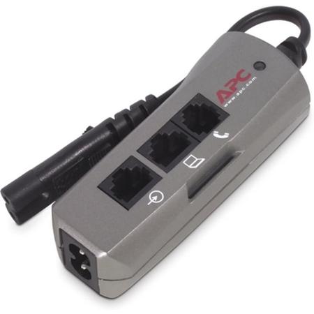 APC Notebook Surge Protector for AC phone and network lines 2 pin connection 100-240V EMEA