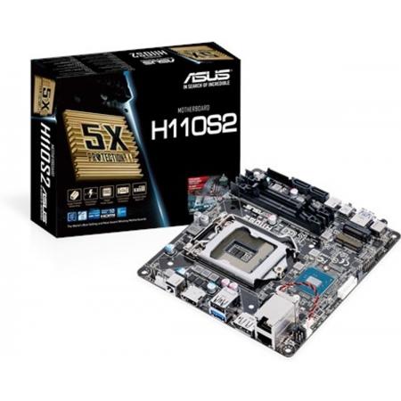 ASUS H110S2/CSM LGA 1151 (Socket H4) Intel® H110 Mini-STX