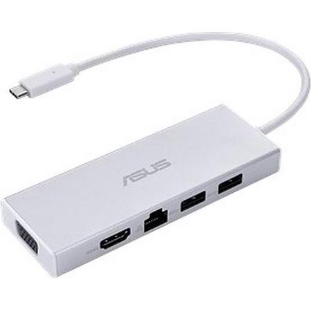 ASUS OS200 - Docking station - USB-C - VGA, HDMI - GigE - for 14, ExpertBook P5, P15, P17, VivoBook 14, ZenBook 15, ZenBook Flip 13Asus