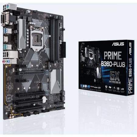 ASUS PRIME B360-PLUS moederbord LGA 1151 (Socket H4) ATX Intel® B360