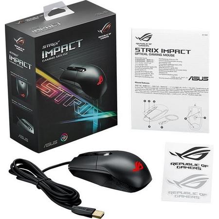ASUS Strix impact-P303 USB Wired RGB licht 5000DPI optische E-sport gaming muis