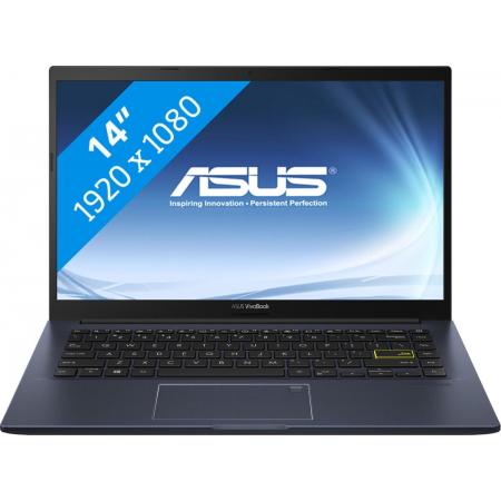 ASUS VivoBook 14 X413FA-EK492T Notebook Zwart 35,6 cm (14) 1920 x 1080 Pixels Intel® 10de generatie Core™ i3 4 GB DDR4-SDRAM 256 GB SSD Wi-Fi 6 (802.11ax) Windows 10 Home S