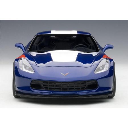 AutoArt 1/18 Chevrolet Corvette C7 Grand Sport - Blauw