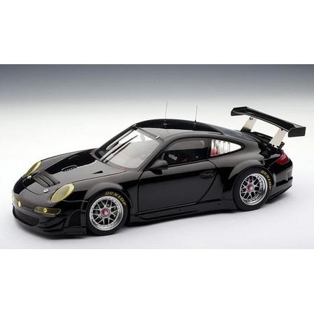 Porsche 911 (997) GT3 RSR Plain Body Version 2009 1:18 Autoart  Zwart
