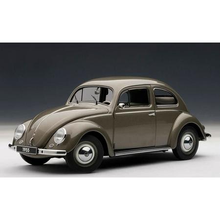 Volkswagen Beetle 1200 Limousine 1955 1:18 AUTOart Grijs 79777