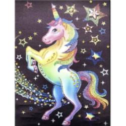 Diamond Painting Volwassenen - Unicorn - Volledige Bedekking - Ronde Steentjes - 20x25 Cm