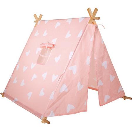 Tipi tent roze - Speel tent - tent roze - speeltent jongens - speeltent meisjes - sinterklaas cadeau - verjaardagscadeau - cadeau