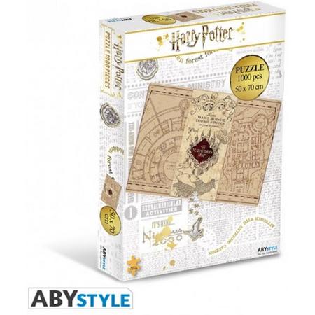 Harry Potter AbysseCorp Puzzel Marauders Map 50x70cm