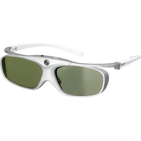 Acer 3D glasses E4w White / Silver stereoscopische 3D-bril Zilver, Wit 1 stuk(s)