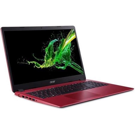 Acer Aspire 15.6 F-HD I3 8130U / 4GB / 256GB / RED W10 incl gratis laptoprugtas