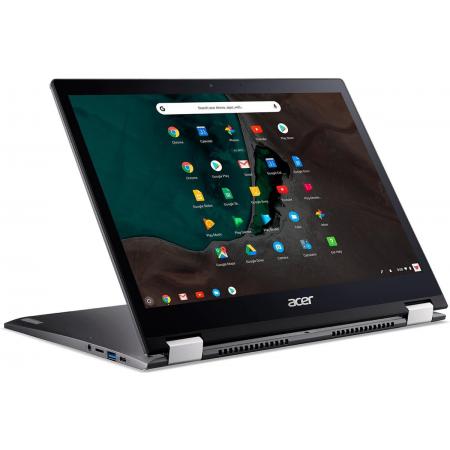 Acer Chromebook Spin 13 CP713-1WN-85NH Grijs 34,3 cm (13.5) 2256 x 1504 Pixels Touchscreen Intel® 8de generatie Core™ i7 16 GB LPDDR3-SDRAM 128 GB eMMC Wi-Fi 5 (802.11ac) Chrome OS