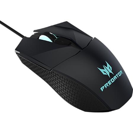 Acer Predator Gaming Mouse PMW710 USB 500DPI Ambidextrous Zwart, Blauw muis