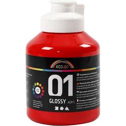 A-color Glossy acrylverf, rood, 01 - glossy, 500 ml