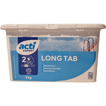 Acti Long tab chloor tabletten 1kg - 250 grams