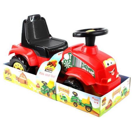 Loopauto - Tractor - Rood - kinderspeelgoed 1 jaar - speelgoed - Speelgoed 2 jaar - Speelgoed jongens - Speelgoed meisjes - Speelgoed 1 jaar - Loopwagen