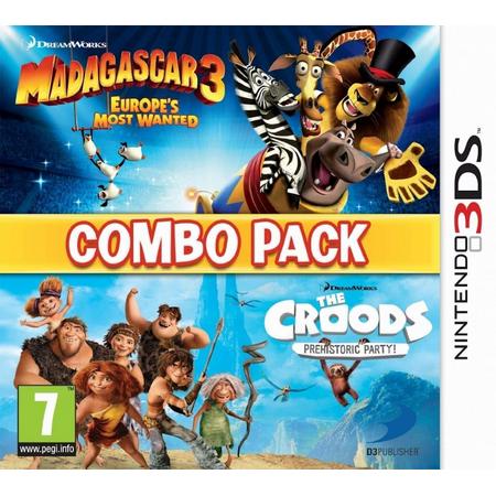Madagascar 3/The Croods Double Pack /3DS