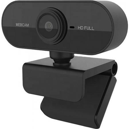 Adamant Webcam - Professionele Webcam Voor PC - 1920x1080 - FULL HD Met Microfoon - 30FPS – Autofocus Vision - Windows & Mac - Geschikt Voor Gaming/Streaming - Webcam Cover - Webcam Voor School