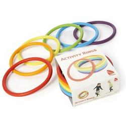 Activity Rings - set van 24 in 6 verschillende kleuren (diameter van 16,4 cm)