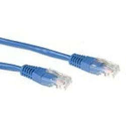 ACT CAT5E U/UTP netwerkkabel  1 meter - Blauw