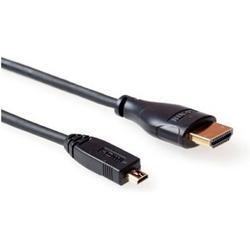Advanced Cable Technology AK3797 1.5m HDMI Micro-HDMI Zwart HDMI kabel
