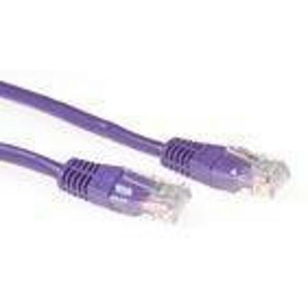 Advanced Cable Technology CAT5E UTP patchcable purpleCAT5E UTP patchcable purple